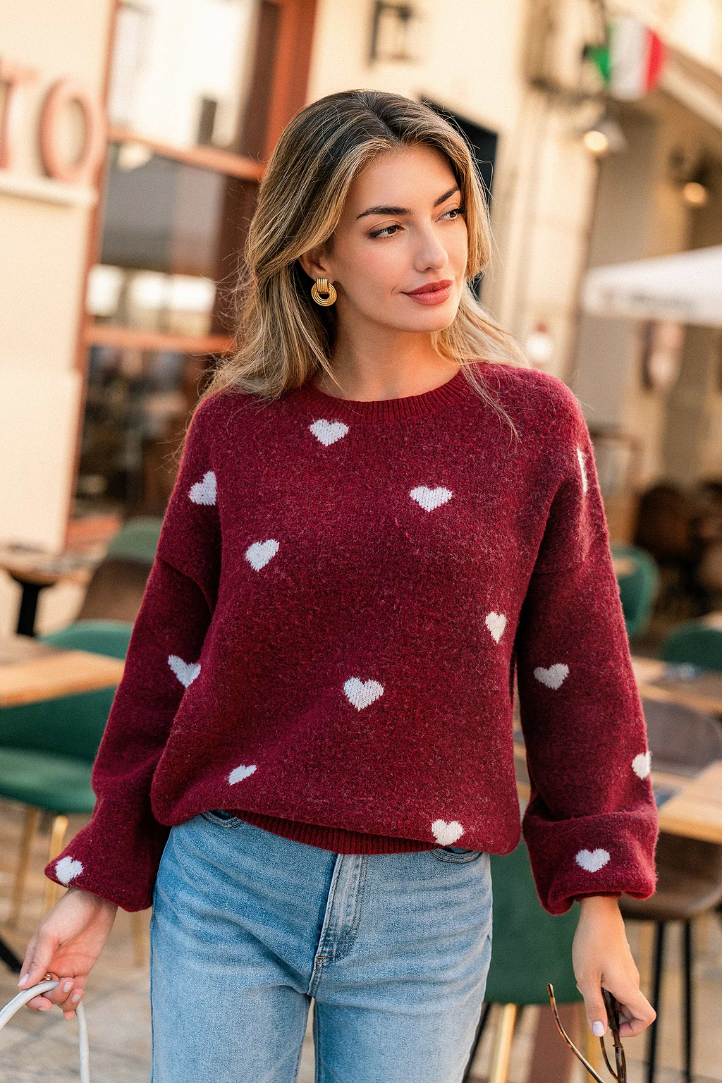 Skip a Beat Heart Jumper
