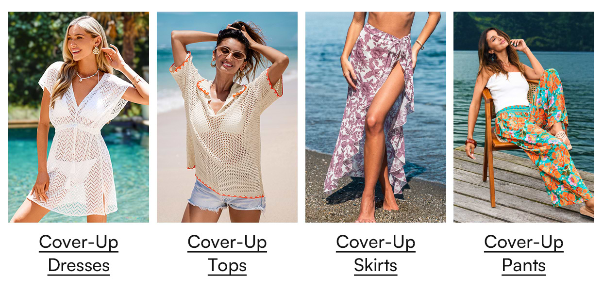 【CUPSHE】マキシドレス カバーアップ Beach Cover Ups | Women's Swimsuits Cover Ups | Cupshe