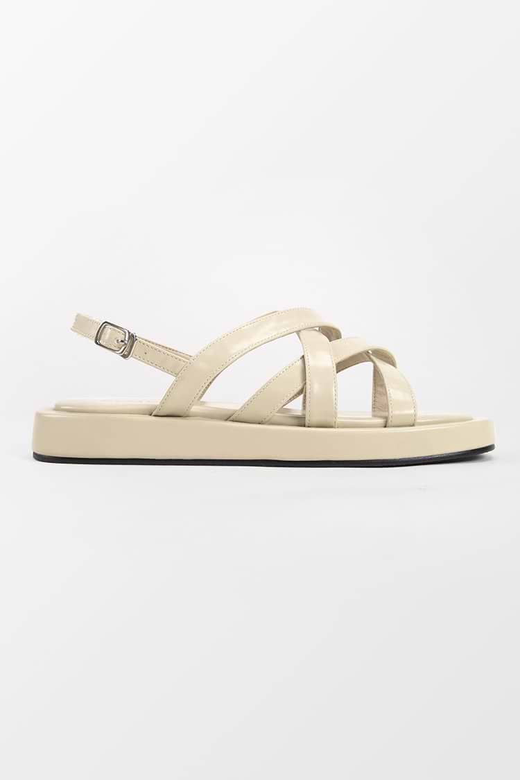 Vineyards Crisscross Strap Ankle Buckle Sandals