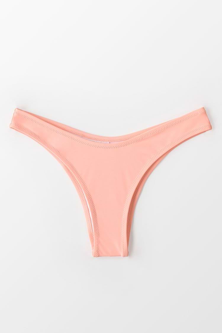 Mikayla Pink High Cut Bikini Bottom