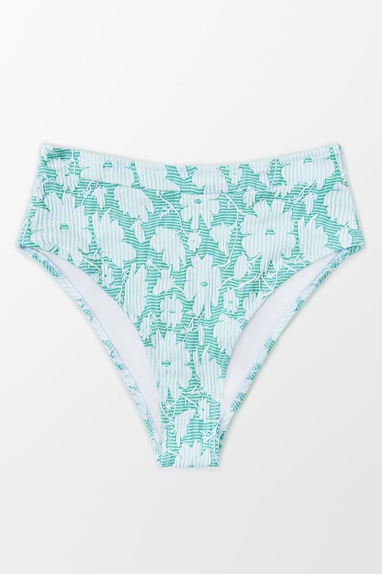 Jane Floral High Waisted Bikini Bottom