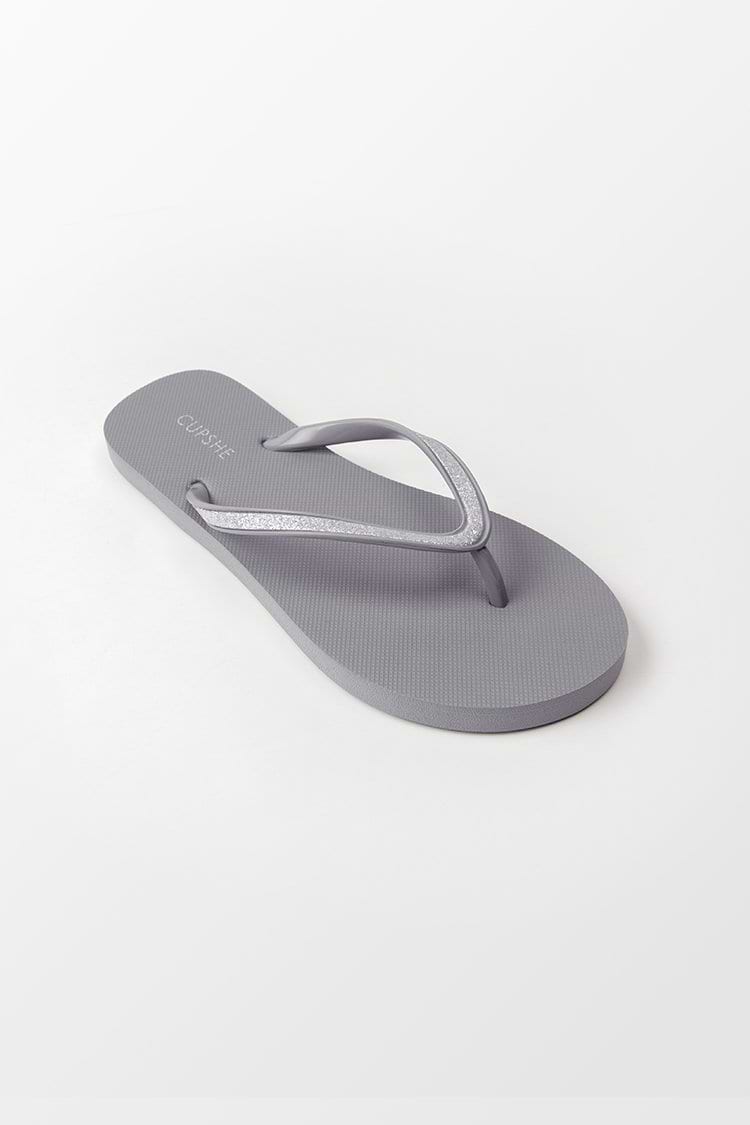 Slate Grey Flip Flops