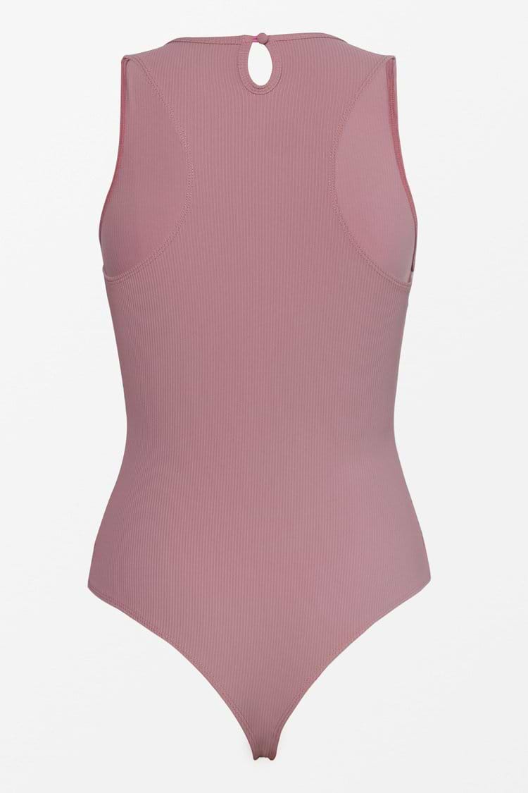 Marissa Dusty Pink Tank Bodysuit