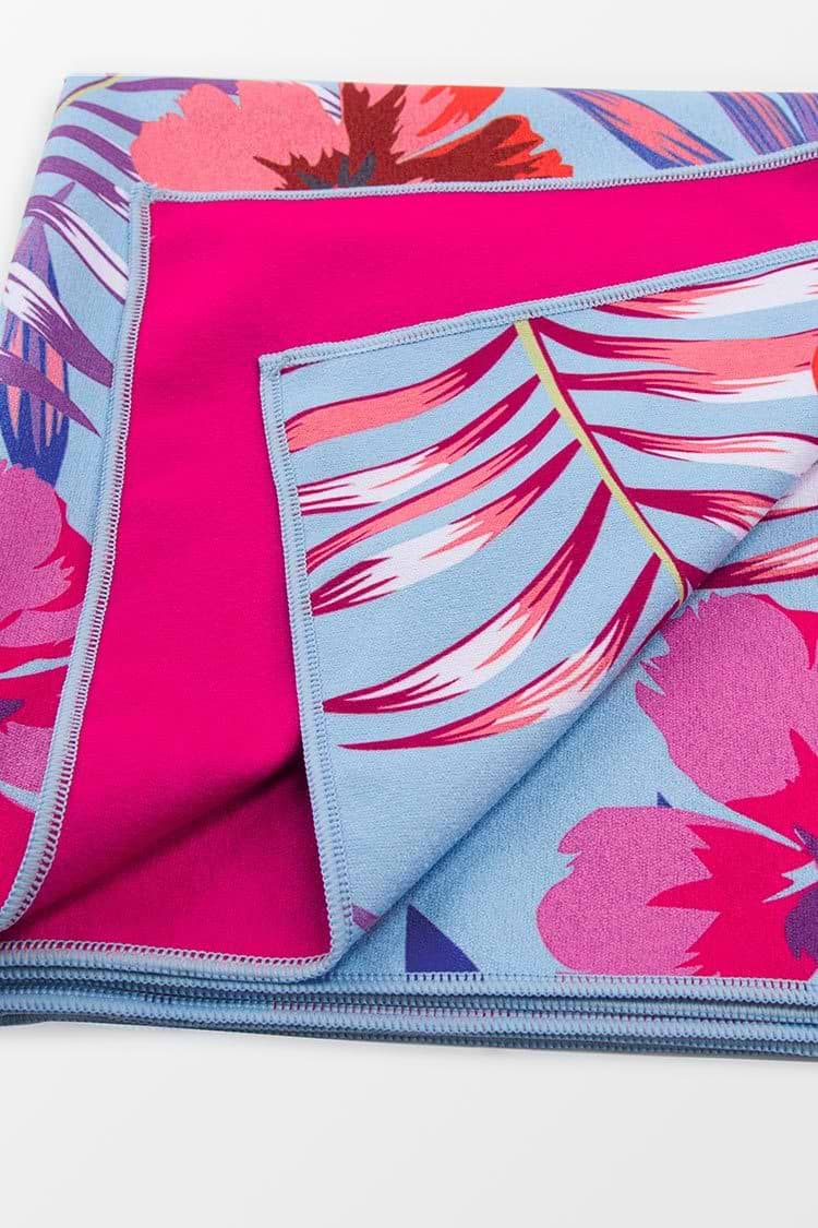 Hang Loose Floral And Leafy Beach Blanket