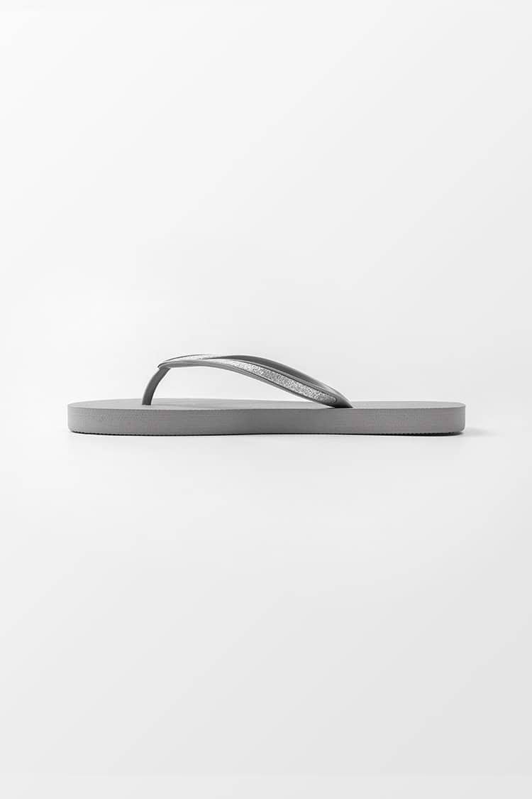 Slate Grey Flip Flops