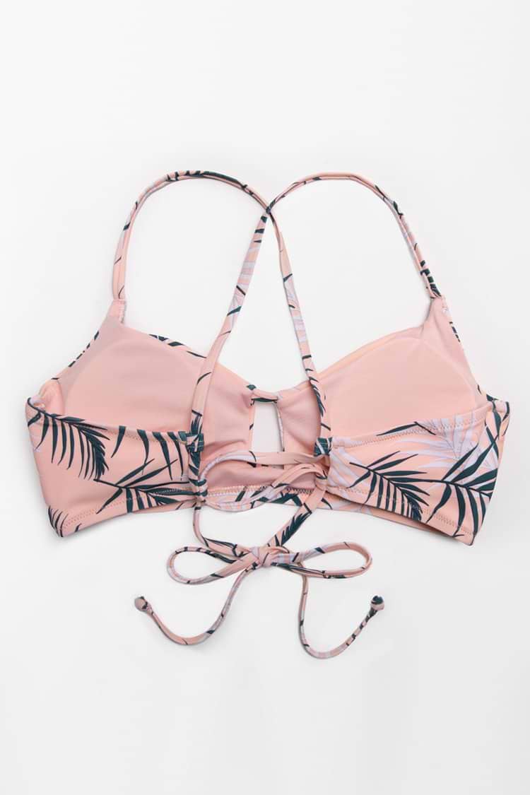 Blaire Lace Up Bikini Top