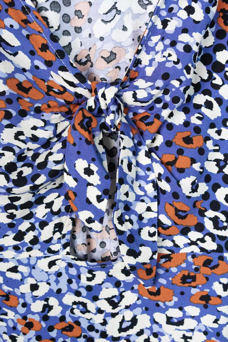 Sienna Leopard Cutout Dress