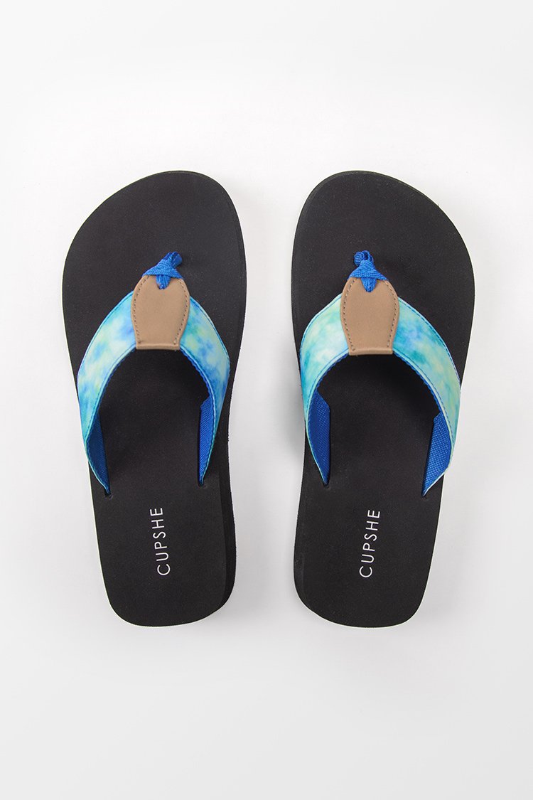 Cosmic Contrast Color Sandals