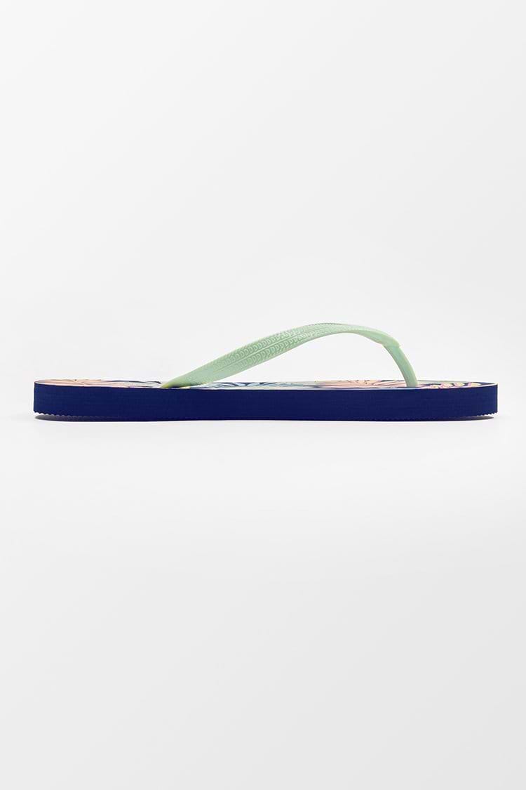 Tropics Leafy Flip Flops