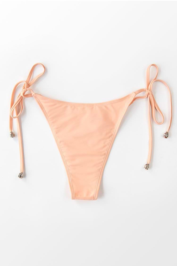 Aubrie Pink String Bikini Bottom