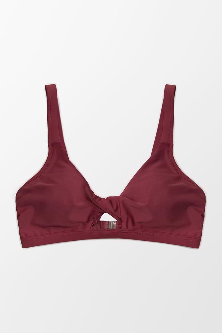 Quinn Twist Cutout Plus Size Bikini Top