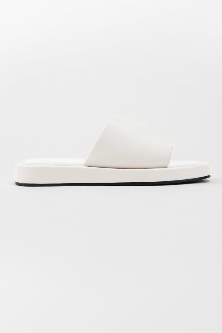 Coffee Run Wide Band Slide Sandals