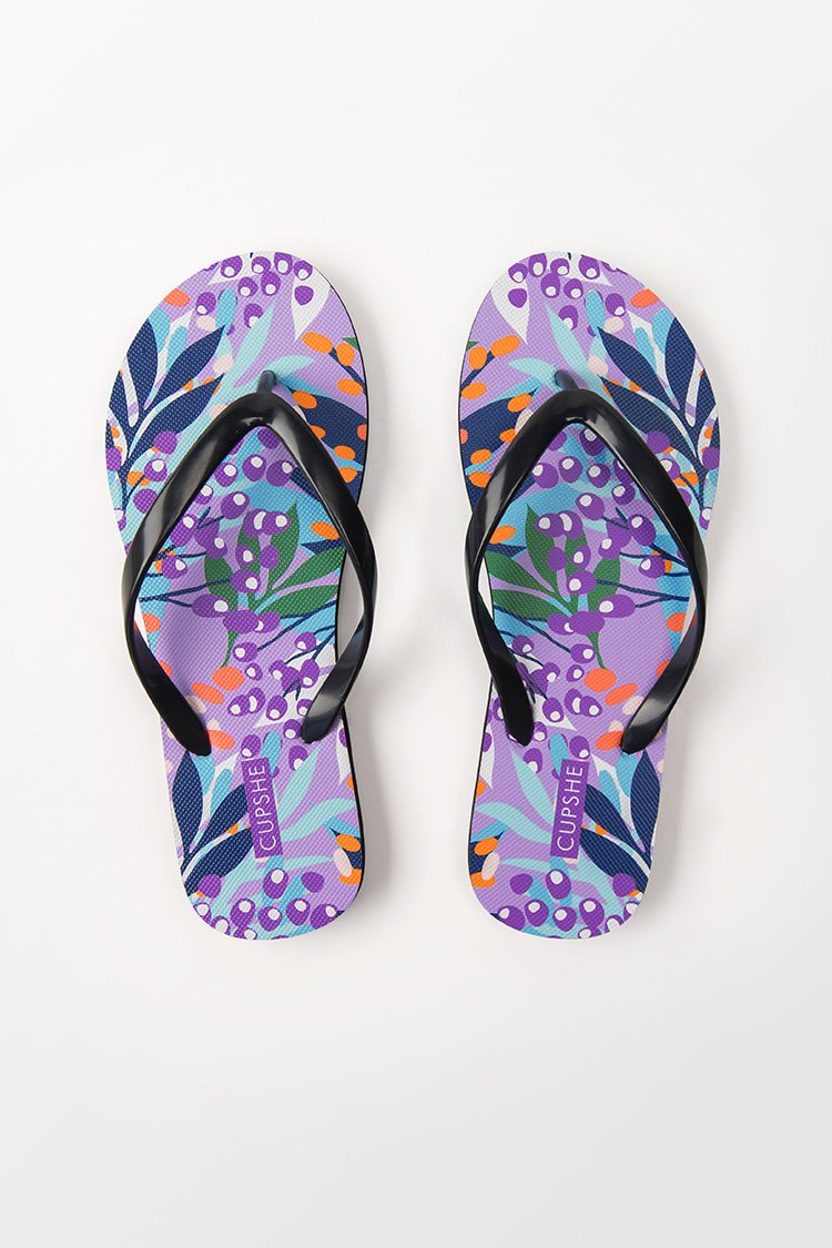 Frolick Floral Flip Flops