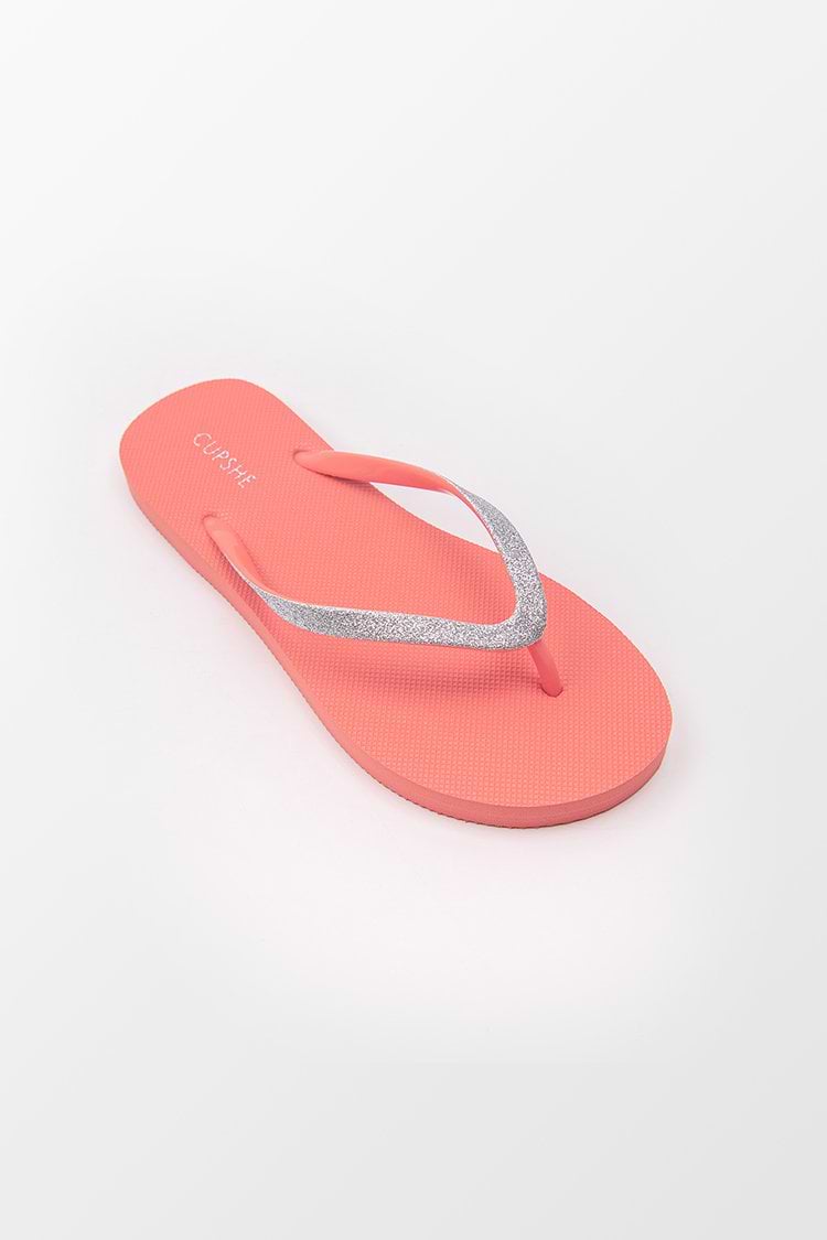 Blossom Coral Flip Flops