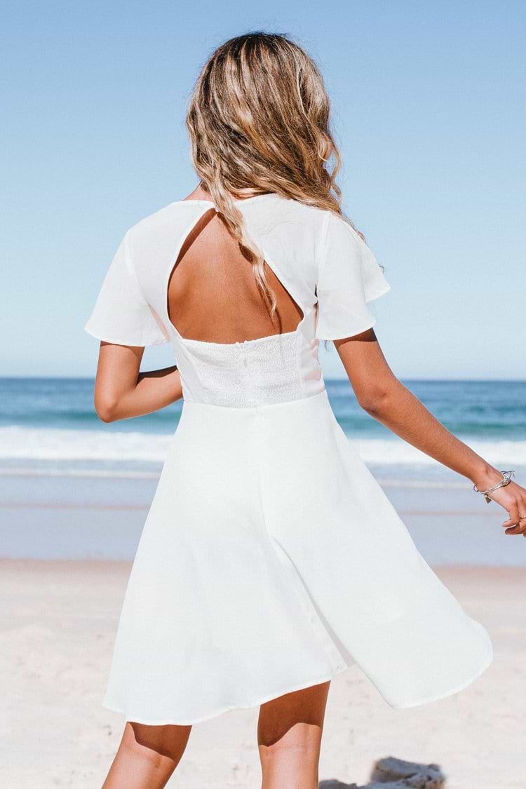 Harmony Twist Keyhole Front Dress