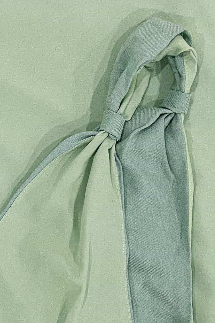 Marianna Green Braided Belt Dress