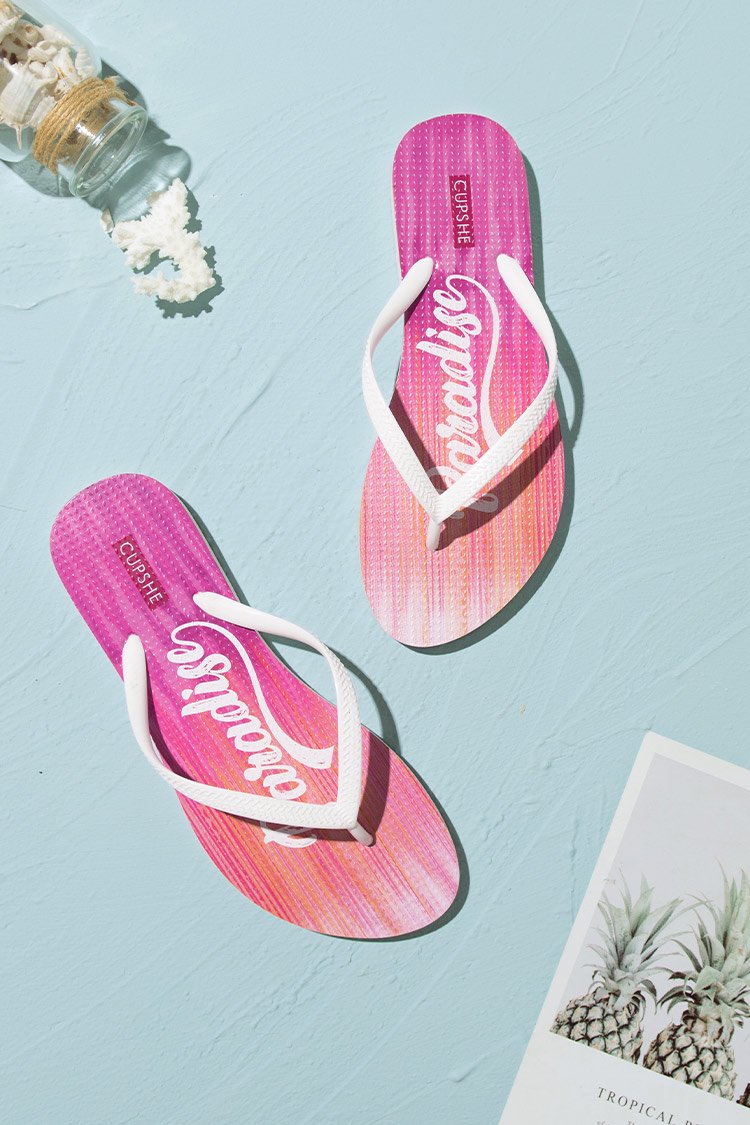 Sunrise Gradient Flip Flops