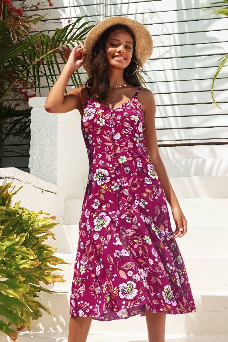 Maia Floral Slip Dress