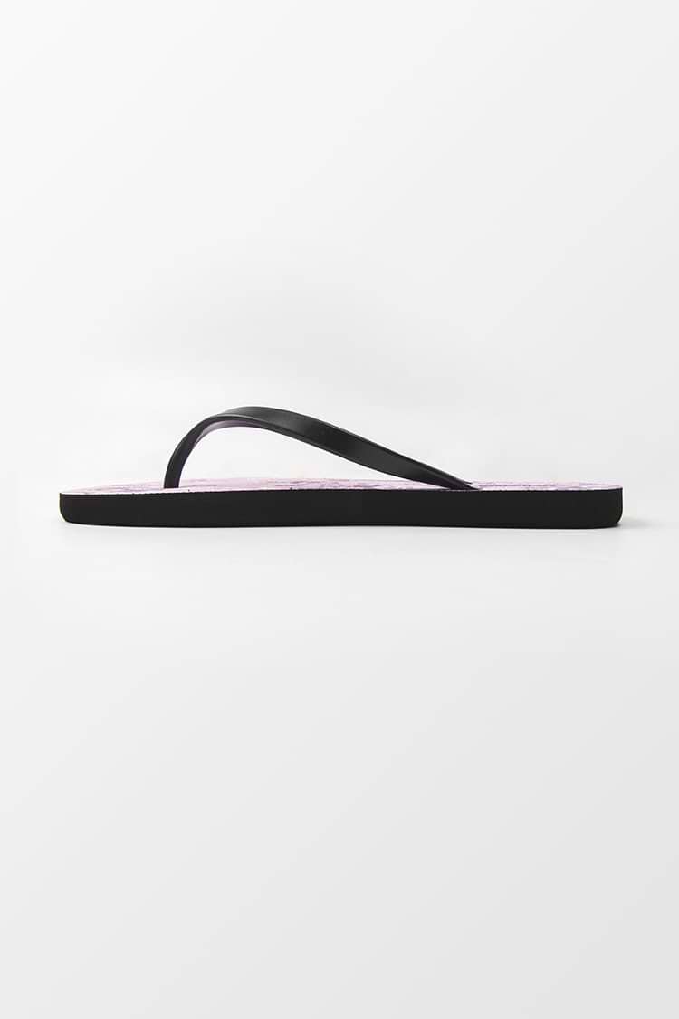 Motif Paisley Print Flip Flops