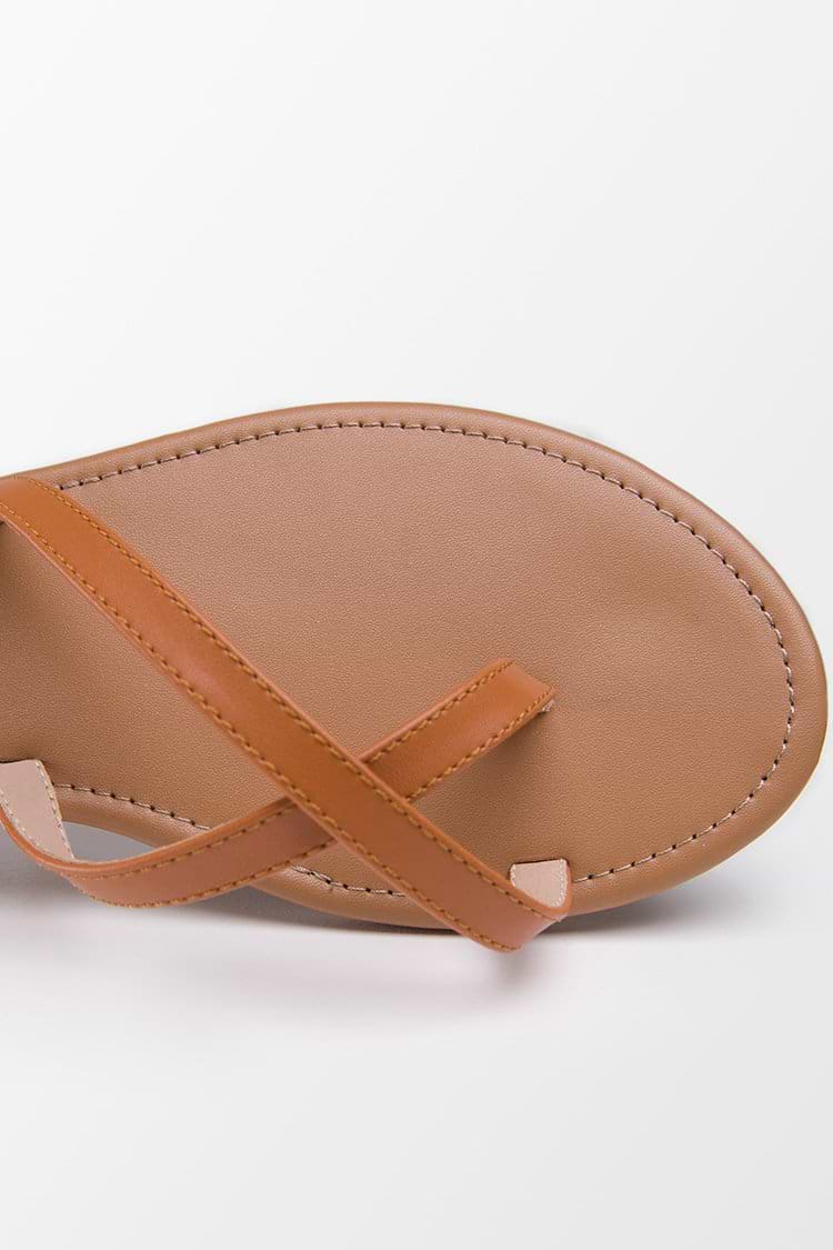 Pandora Strappy Criss Cross Toe Post Thong Sandals