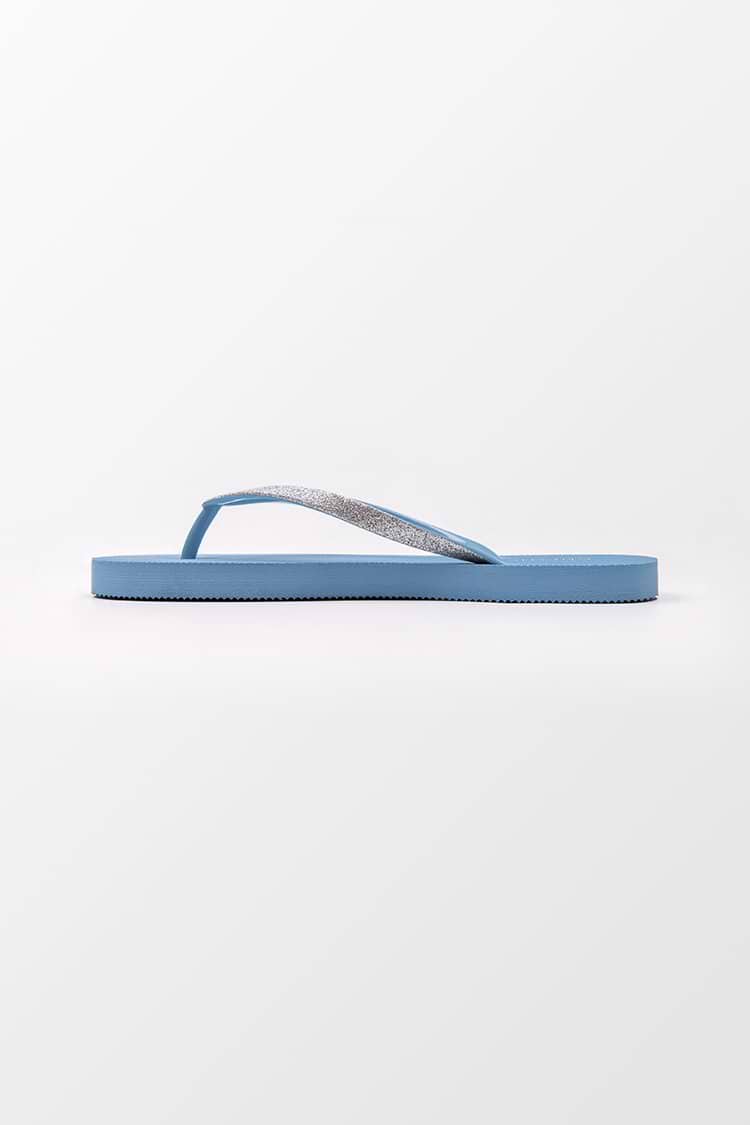 Azure Blue Flip Flops