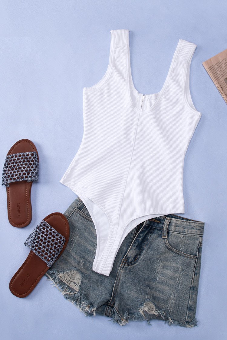 Zelda Zip Tank Bodysuit