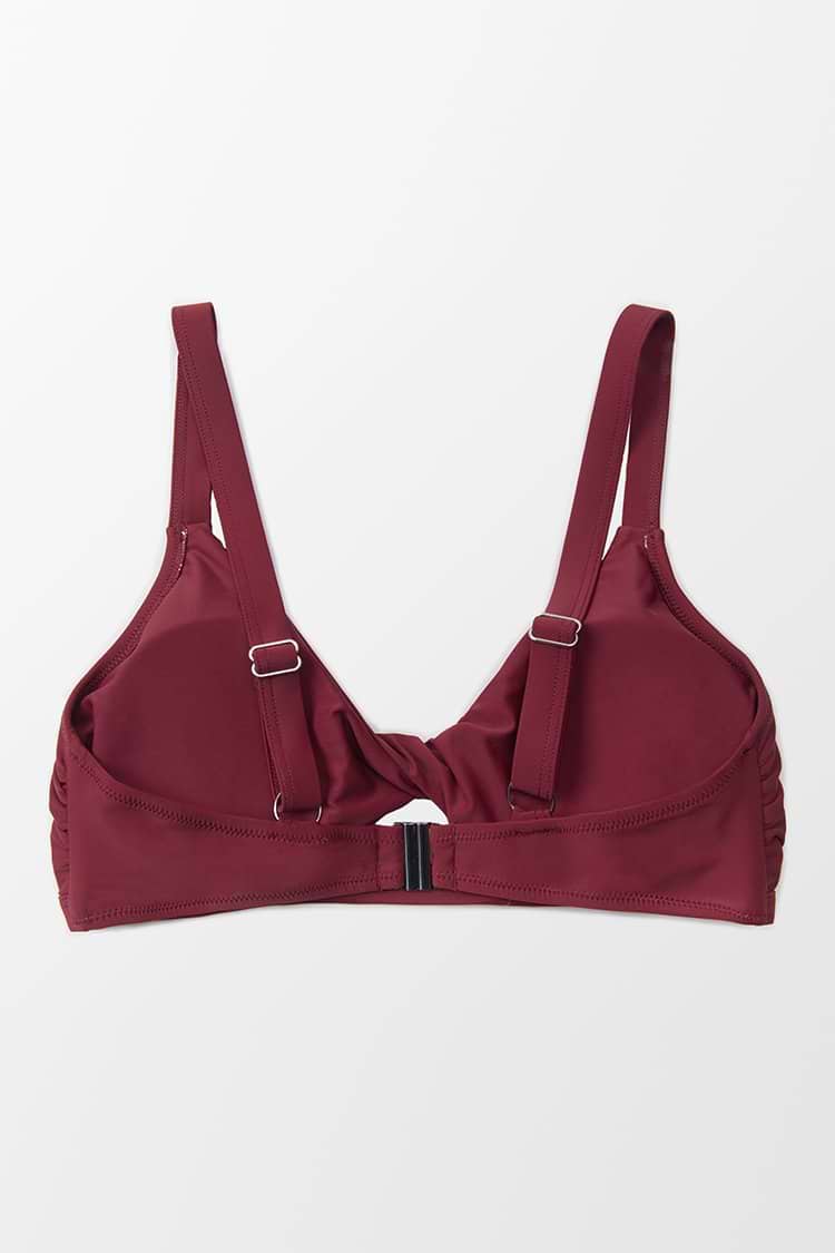 Quinn Twist Cutout Plus Size Bikini Top