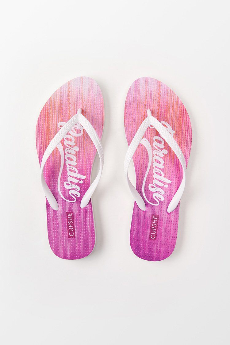 Sunrise Gradient Flip Flops