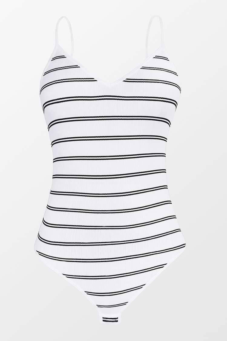 Estelle Striped Rib Bodysuit