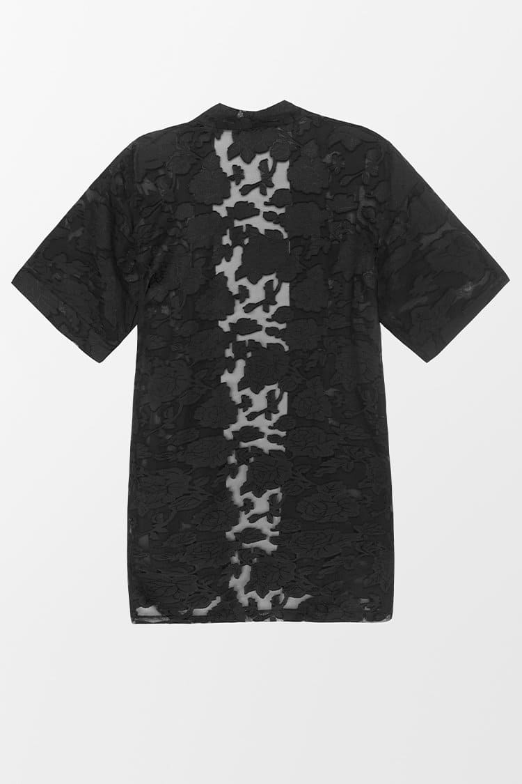 Sylvie Black Open Front Cover Up