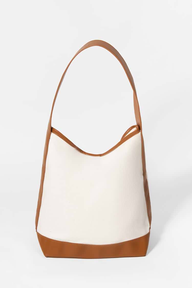Anakena Patchwork Canvas Shoulder Bag