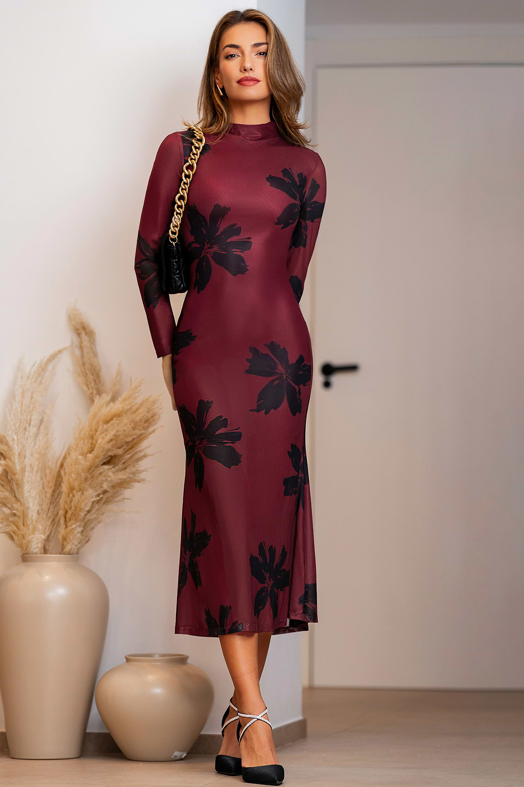 What's the Occasion Floral Maxi Dress