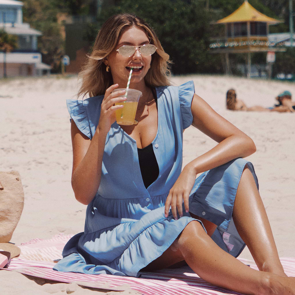 Cotton High-Rise Cover-Up Shorts