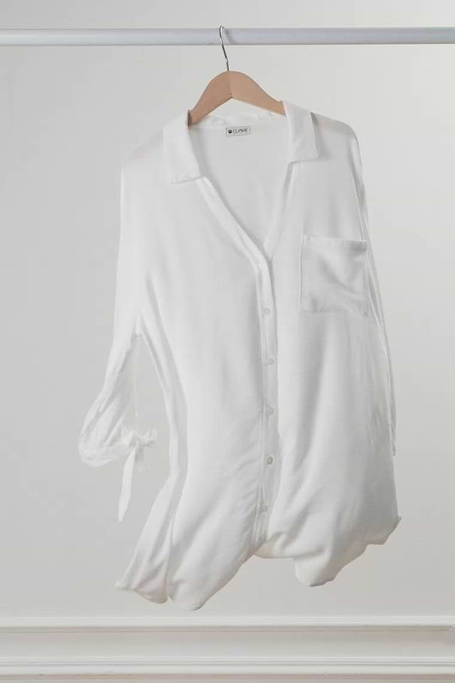 Seersucker Tie Cuff Cover-Up Dress | Chic Beach Style | Cupshe Seersucker Tie Cuff Cover-Up Dress | Chic Beach Style | Cupshe