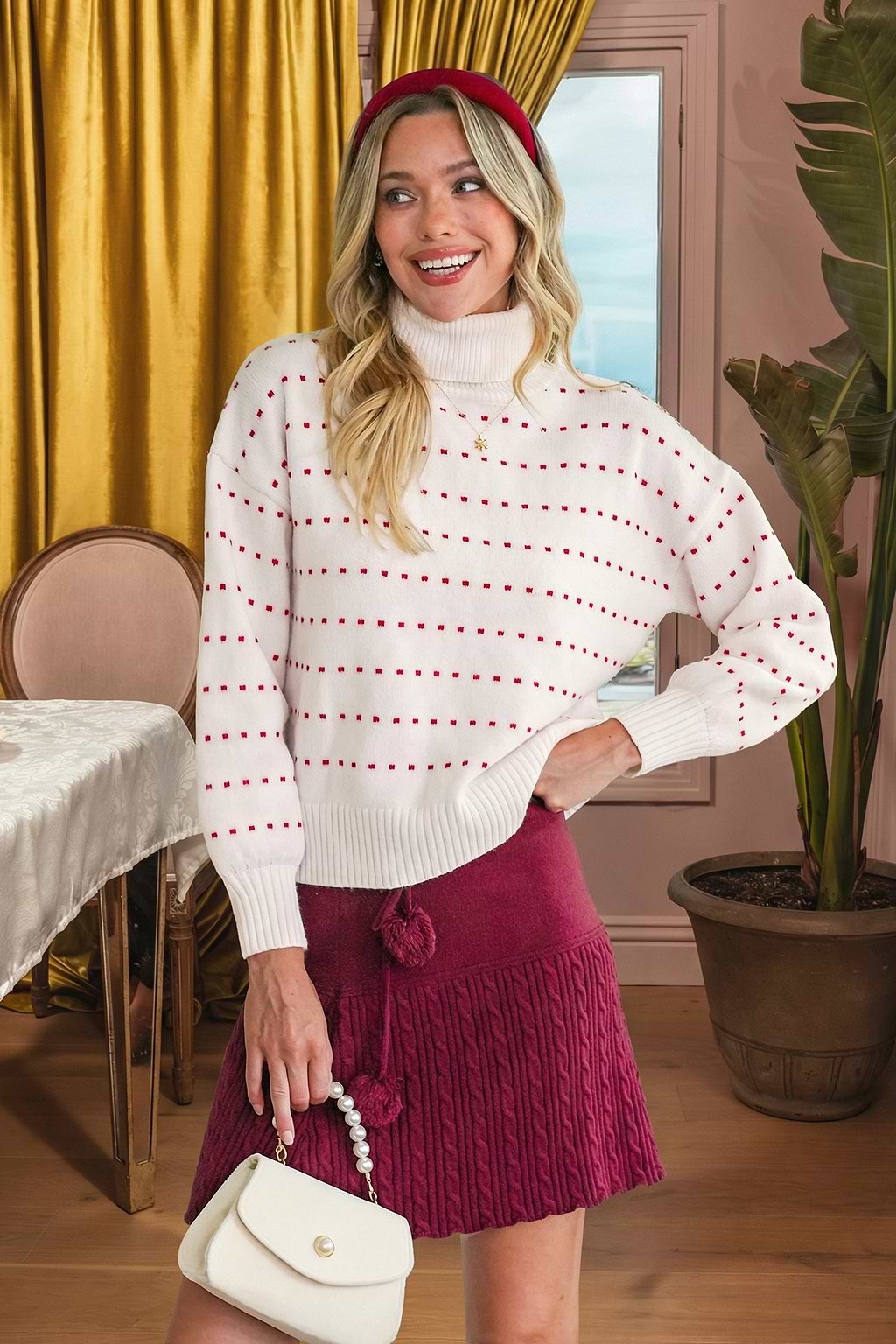 Brick Road Striped Sweater