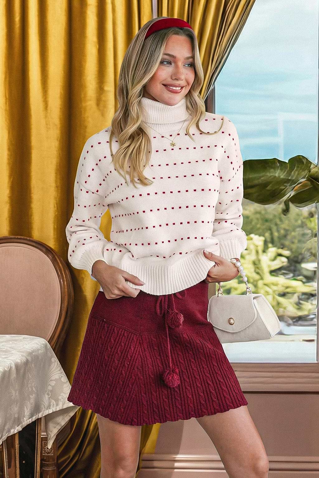 Brick Road Striped Sweater