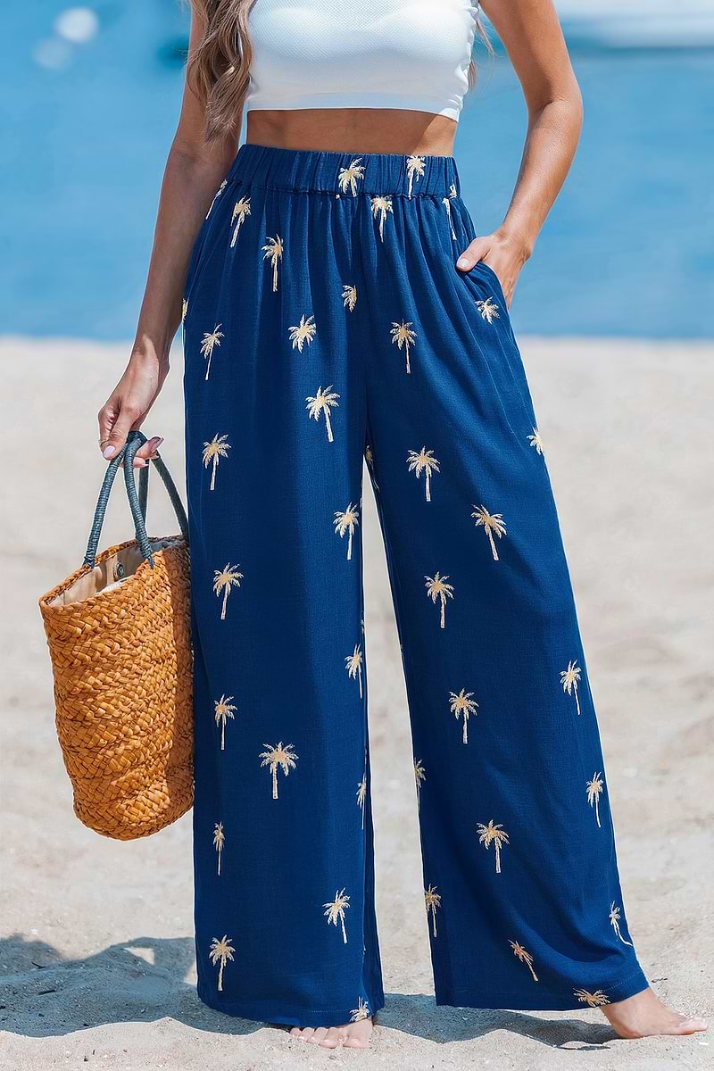 Follow the Palms Tropical Pants