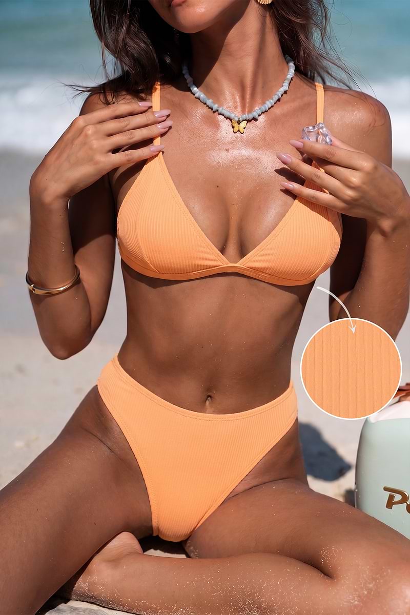 Summer Theory Orange Bikini Set