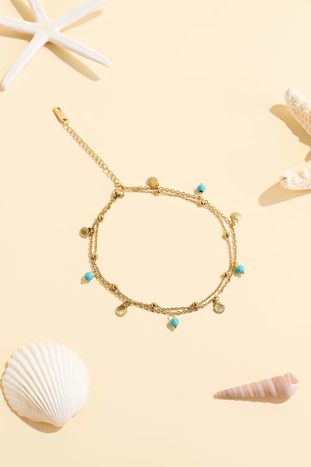 Sun Daze Gold-Tone Anklet