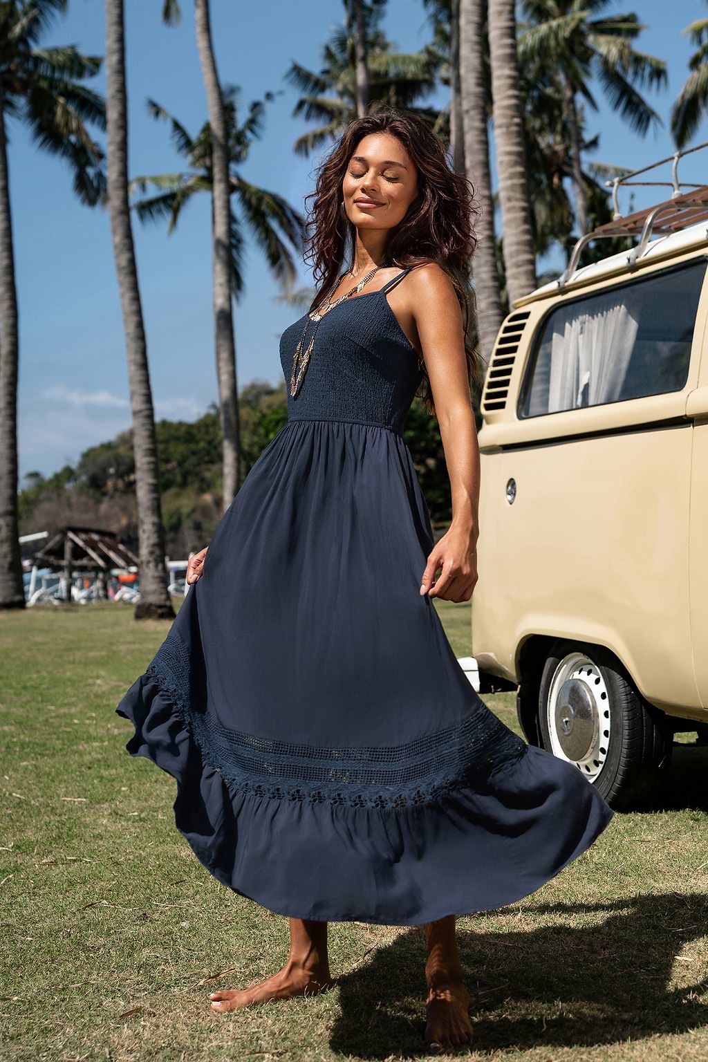 It's a Date Blue Maxi Dress