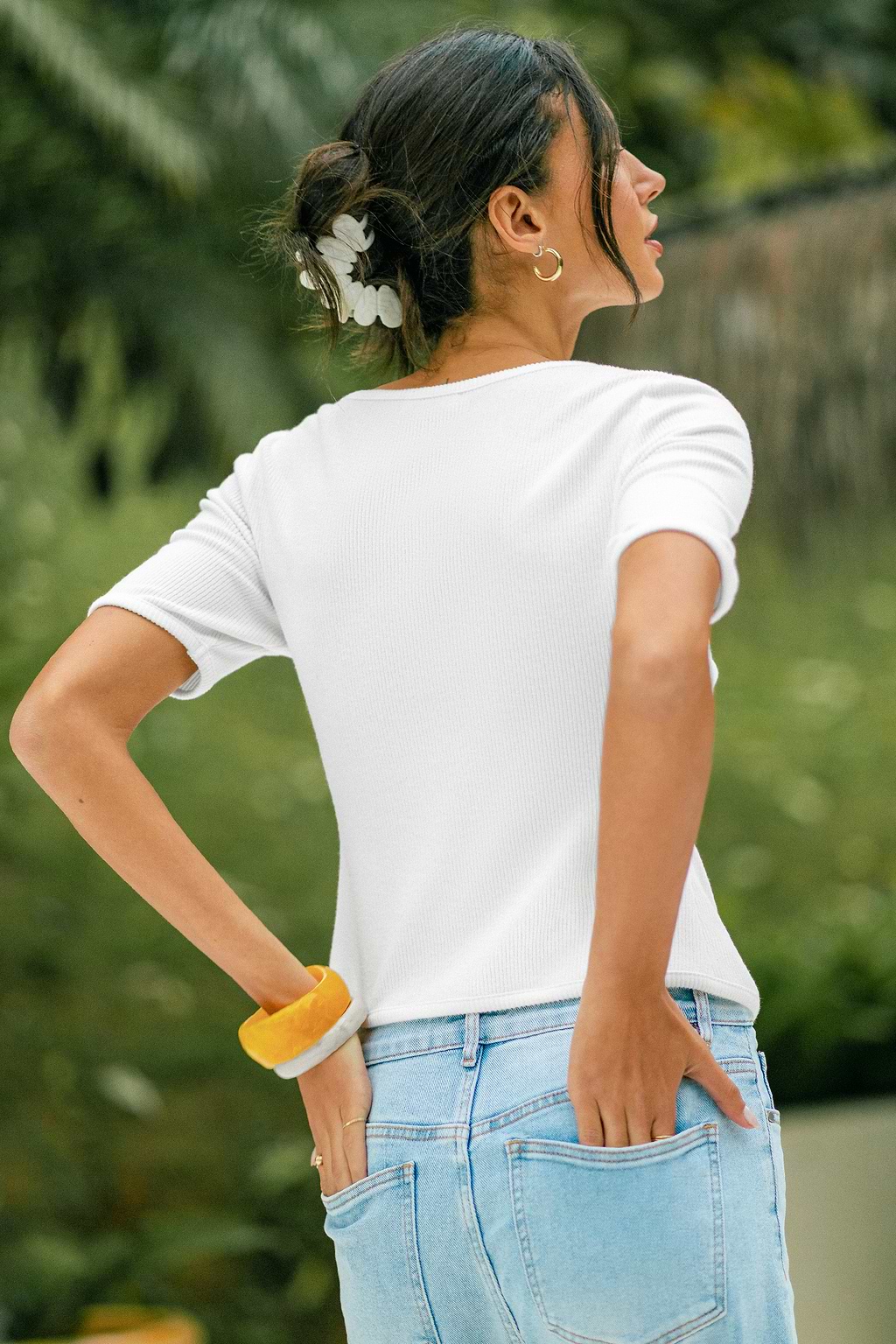 Crisp Day White Top