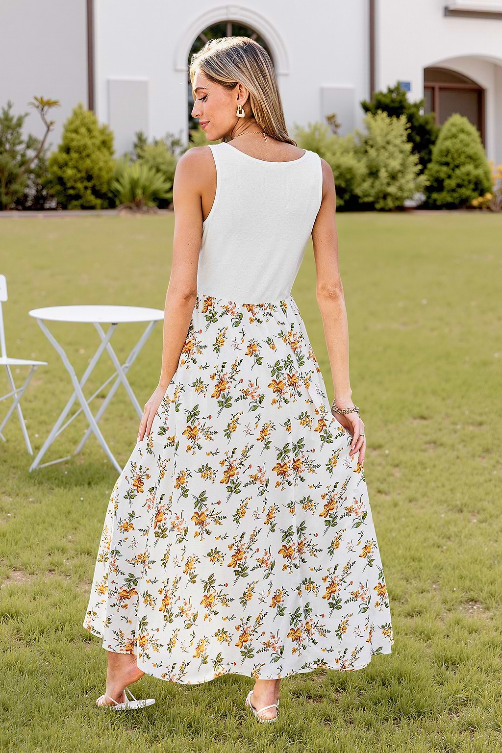 Sweet Afternoon Floral Maxi Dress