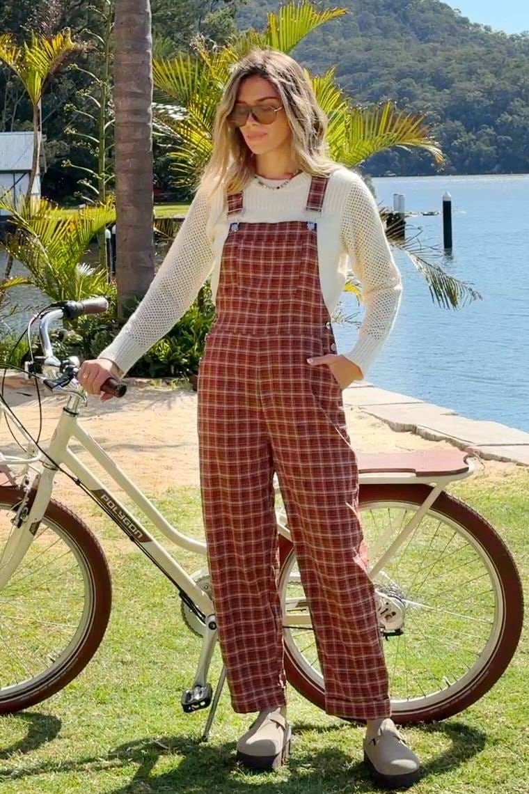 Amber Trail Plaid Overalls | Chic & Playful Style | Cupshe