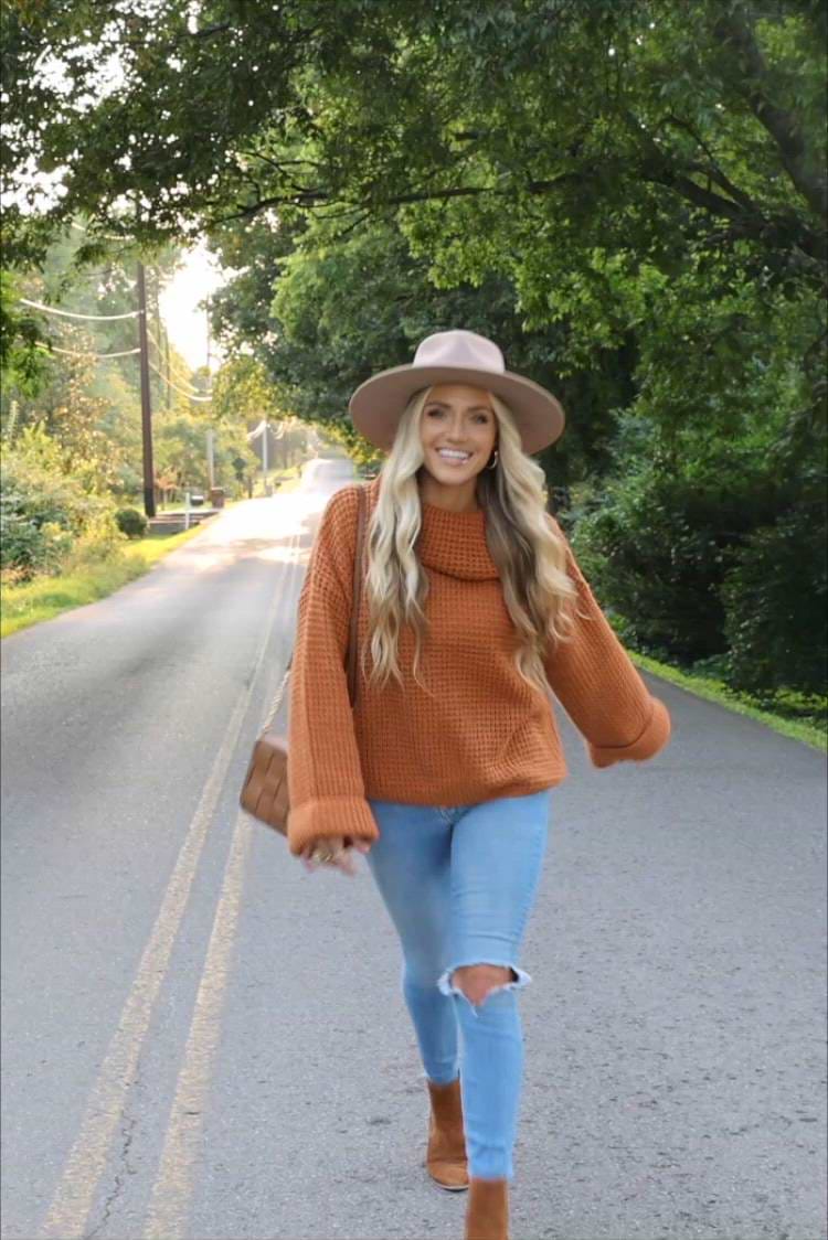 X Savannah Toasty Chunky Knit Turtleneck Sweater